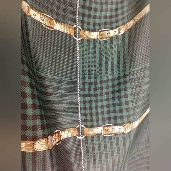 VINTAGE SILK EQUESTRIAN SCARF - Picture 6 of 6